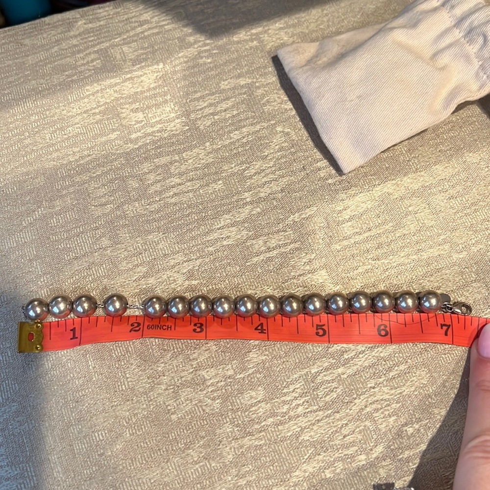 Authentic Tiffany&Co. silver ball bracelet
